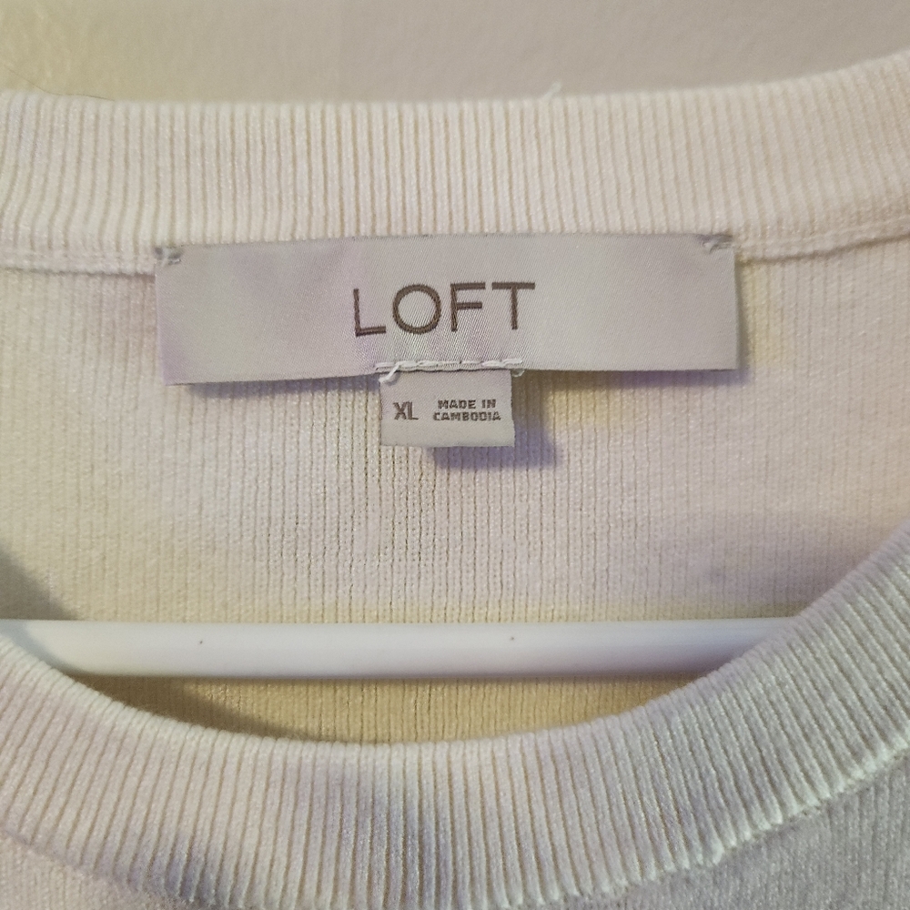 LOFT Long Sleeve Striped Sweater. EUC - Picture 4 of 6